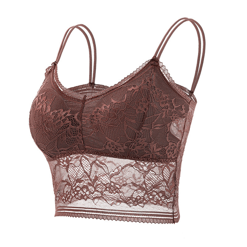 Picture of Cross-border large size Ladies lace wrap chest Europe and the United States sexy hot girl bra women back tube top foreign trade thin wholesale