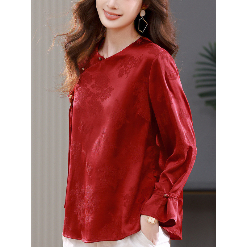[Buke] 24 Autumn Hangzhou Italian Leisure New Chinese Style National Style Shirt