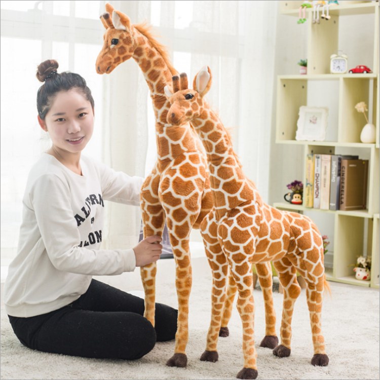 Picture of Giraffe Doll Plush Sika Deer Fawn Photography Props for Children Surprise Gift
