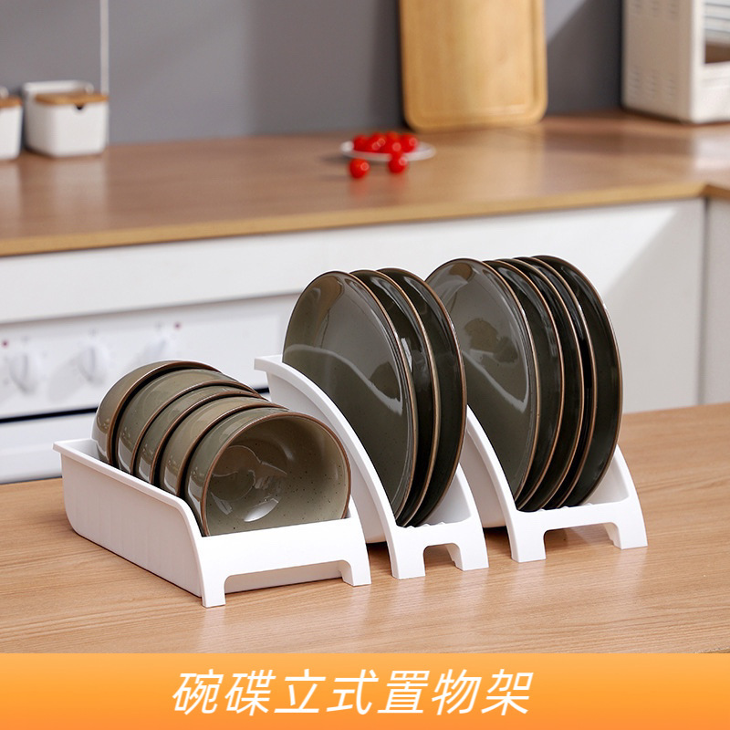 Hot Selling Simple Kitchen Cupboard Storage Rack Cabinet Dishware Storage Box Multi-Functional Draining Dish Storage Rack