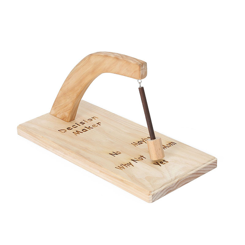 Picture of Cross-border new product Decision Maker Maker carving oak wooden crafts pendant wholesale