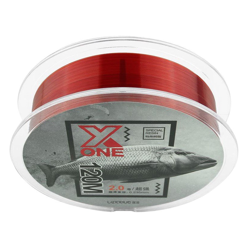 Linhu 120m Japanese Raw Silk Throwing Fishing Main Line Sub-Line Transparent Nylon Line Fishing Line Sea Pole Line Cross-Border