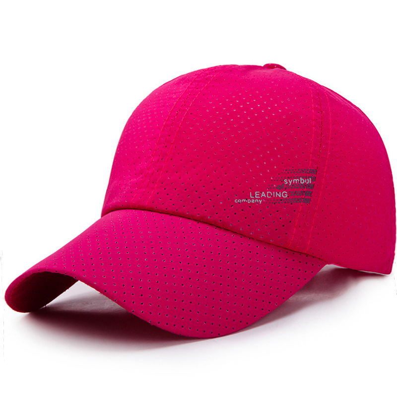 Picture of Hat summer new breathable perforated quick-drying cap men's fishing sunscreen baseball cap riding travel sports cap