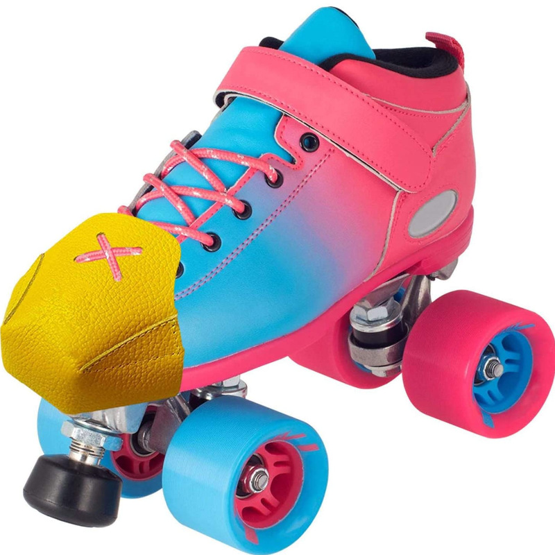 In stock outdoor skates head protective cover leather toe protective cover children's leather roller skates head cover