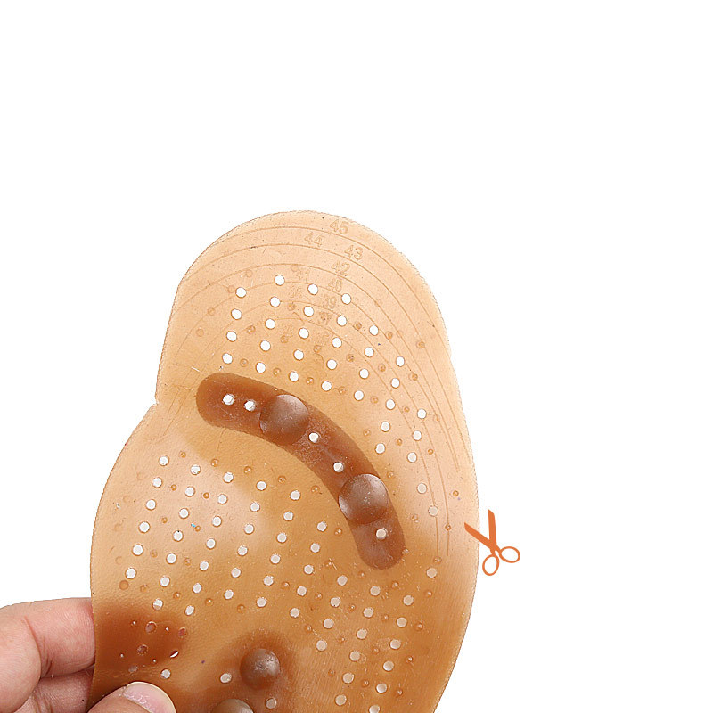 Picture of Brown Magnetic Therapy Insoles, 8 Magnet Massage Insoles, Breathable Insoles for Men and Women, Shock-Absorbing Casual Full Cushions