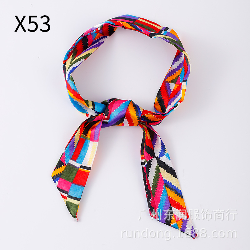 Picture of Gift Box Silk Scarf Straps, Narrow and Long Bags, Silk Scarf, Headband, Streamer Scarf with Decorative Small Silk Scarf Wholesale