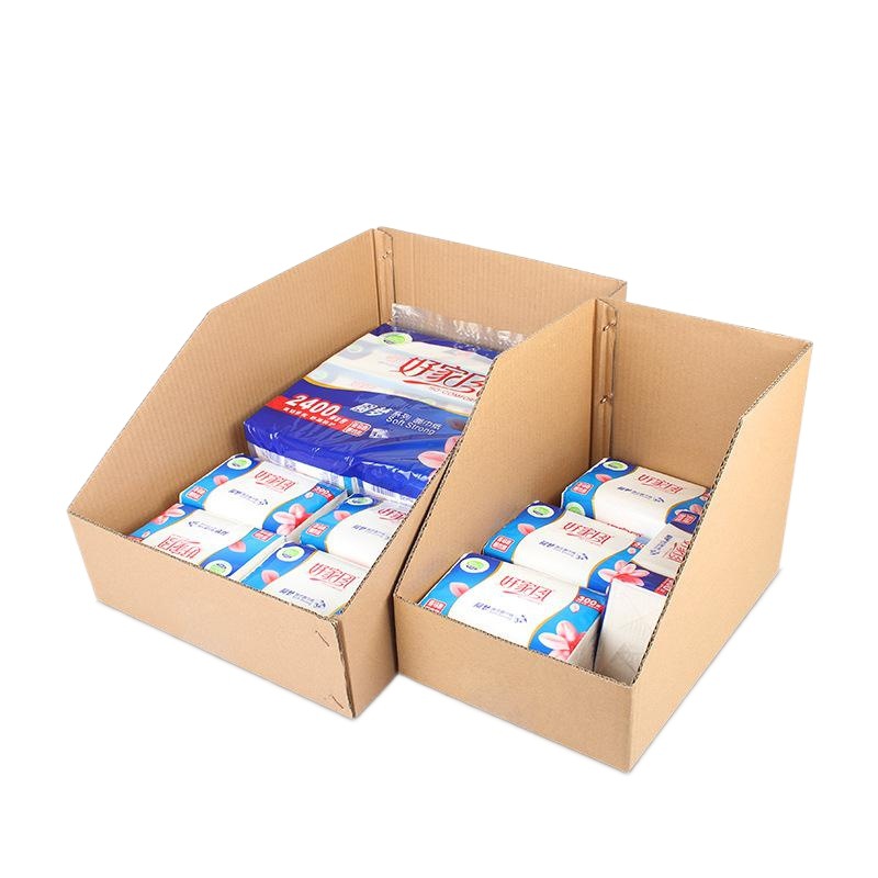 Shelf carton in stock special hard storage box e-commerce parts storage classification storage carton inclined carton can be customized