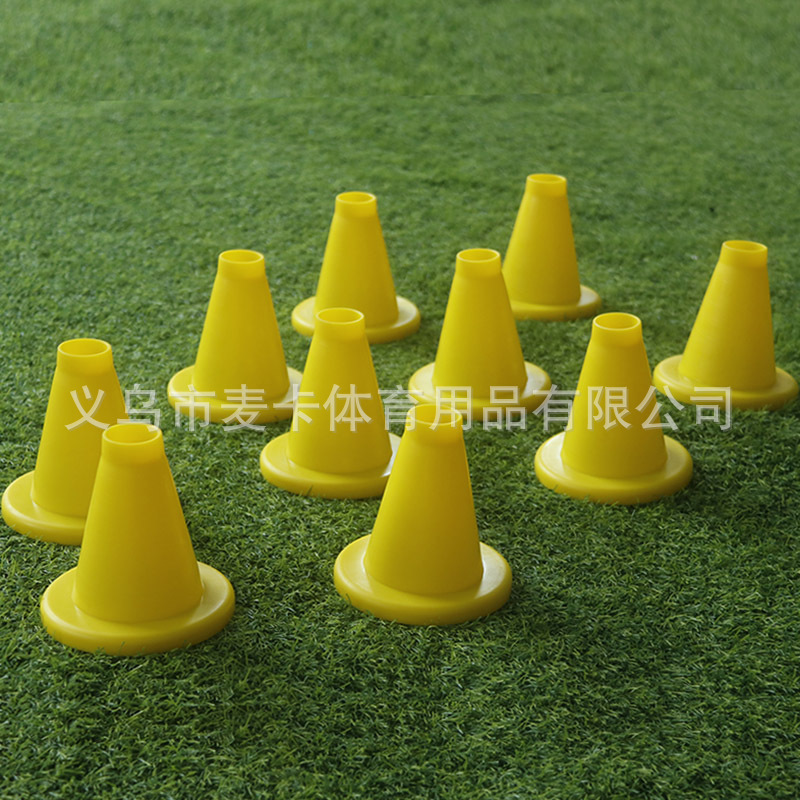 Ball Control Obstacle Sign Bucket Cone Cricket Sign Bucket Basketball Breakthrough Training Ice Cake Container Equipment Cone Bucket