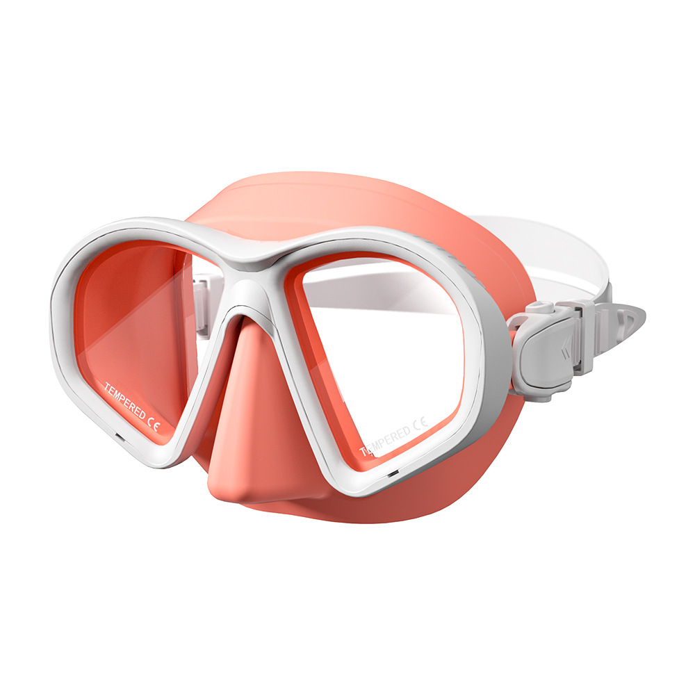 Picture of Free diving glasses myopia lens diving mirror camera bracket silicone snorkeling mirror snorkeling equipment