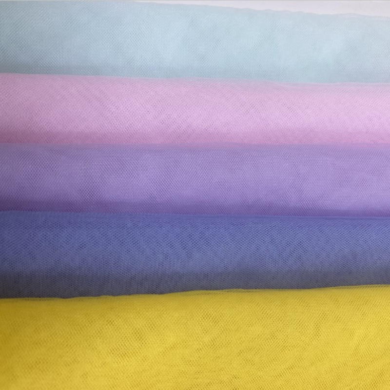 Nylon special American gauze Four Corners soft gauze fabric puffy skirt wedding dress Chinese clothing children's clothing gauze fabric