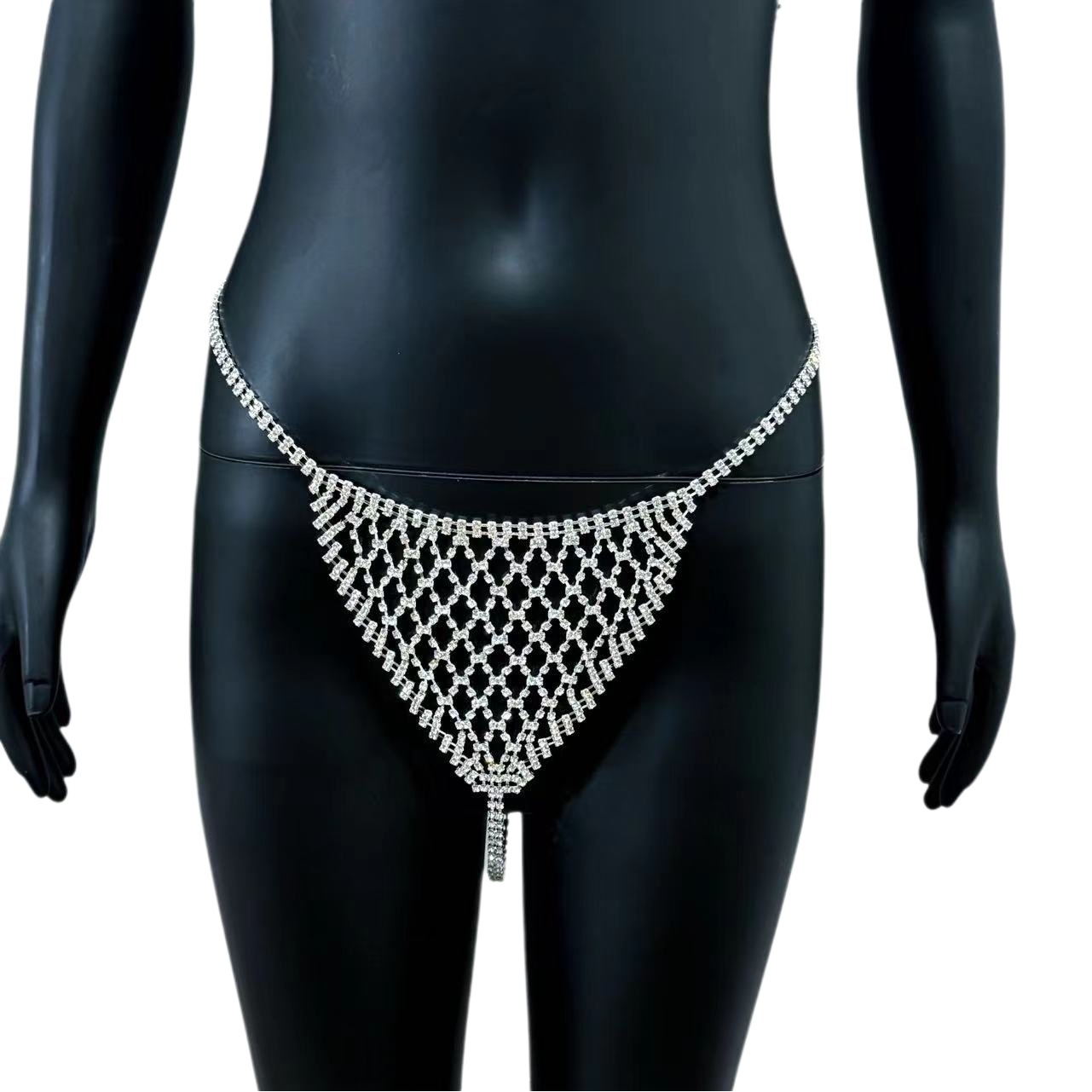 Cross-border Explosions Rhinestone Mesh Hollow Body Chain Set Fashion Sexy Full Diamond Shiny Bikini Body Chain