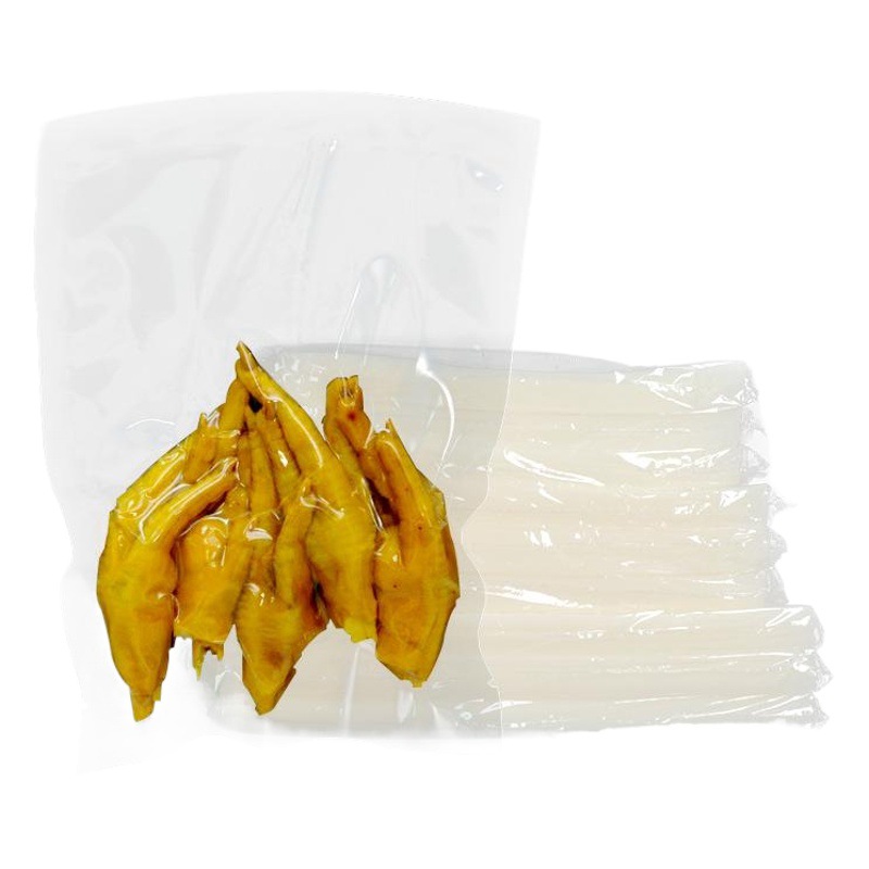 Customized Pet Composite Vacuum Bag 16 Silk High Transparency Three-Side Sealing Bag Food Preservation Packaging Bag Printing