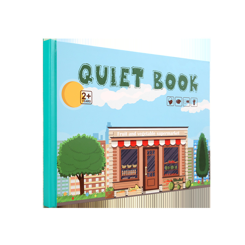 Picture of Cross-border Children's Early Education Enlightenment Quiet Paste Book Toys Handmade Material Bag Educational Toys Baby Sticker Book