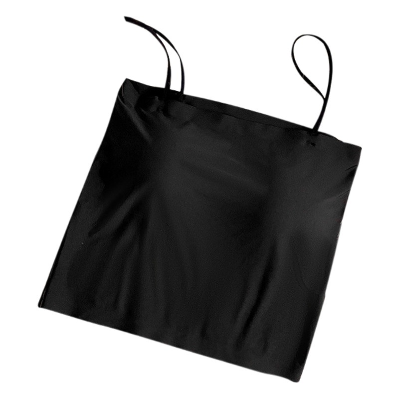 Baonasi Camisole Women's All-In-One with Breast Pads for Inner Wear and Outer Slings Without Wearing Bra Summer Thin Beautiful Back Tube Top
