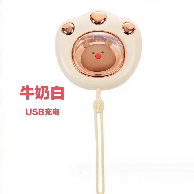 Picture of New Cat Claw Hand Warmer USB Charging Cute Pet Portable Cute Cat Claw Hand Warmer Double-Sided Portable Explosion-Proof Winter