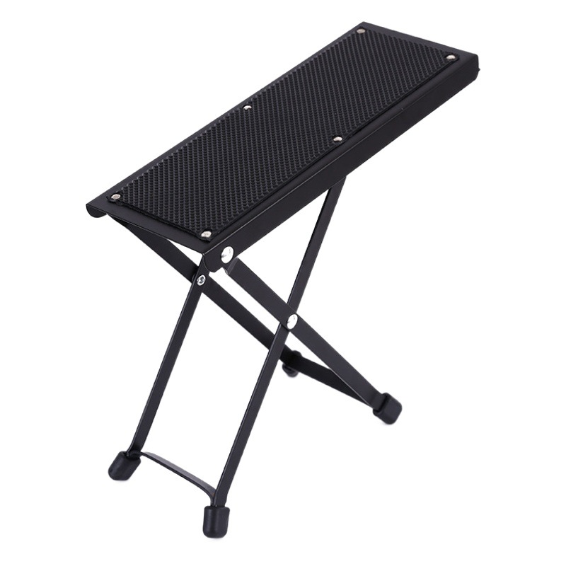 Pedal multi-gear metal lifting widened pedal folk wooden guitar playing folding tripod pedal pedal