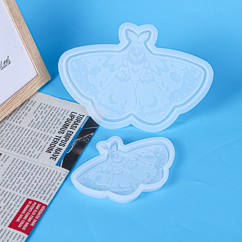 Deyi Yangyang DIY Glue Mold Butterfly Coaster Silicone Mold Amazon New Product Size