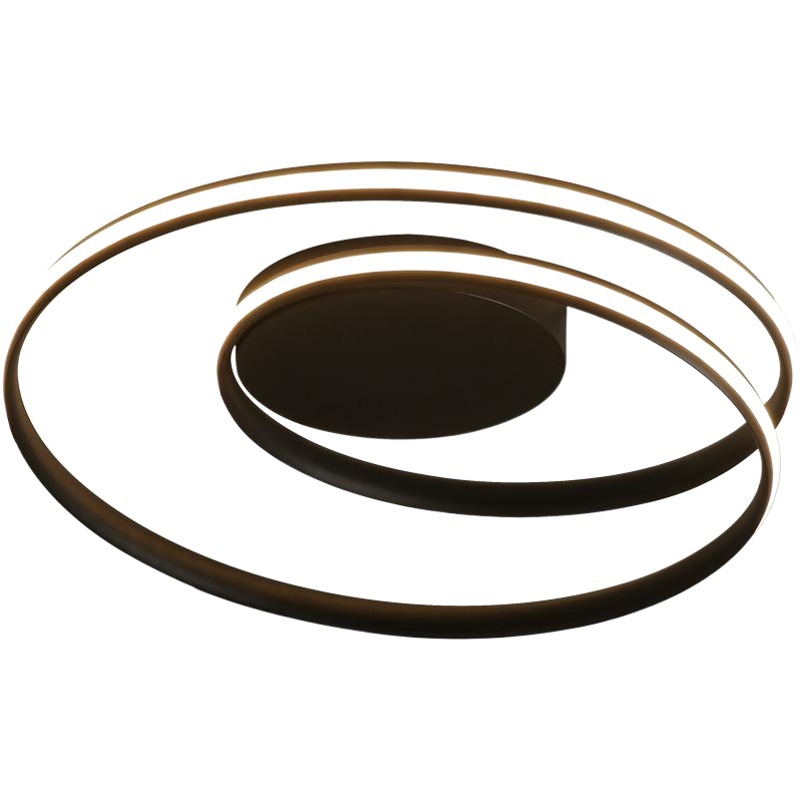 Round round living room ceiling lamp aluminum lamp modern Nordic creative bedroom lamp small living room cross-border lighting