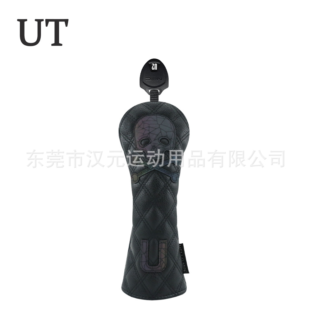 Picture of Factory new golf club cover wooden pole cover head cover cap cover skull No. 1 wooden fairway wooden chicken leg outdoor