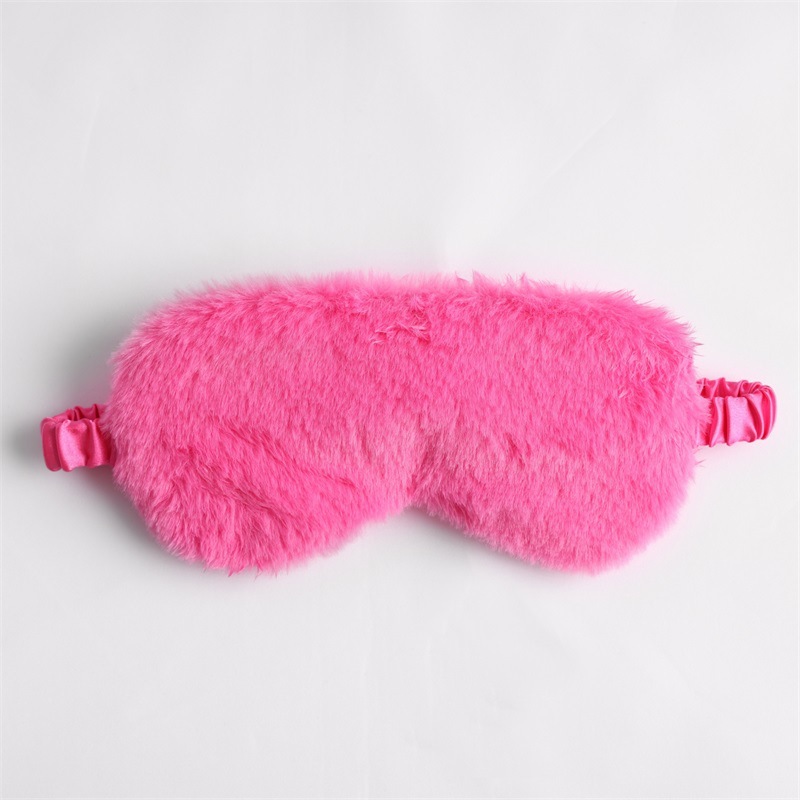 Picture of Rabbit Fur Blackout Sleep Eye Mask, Breathable, Skin-Friendly Plush Eye Mask, Autumn and Winter Ice Pack Style, Cute Home Eye Mask Wholesale