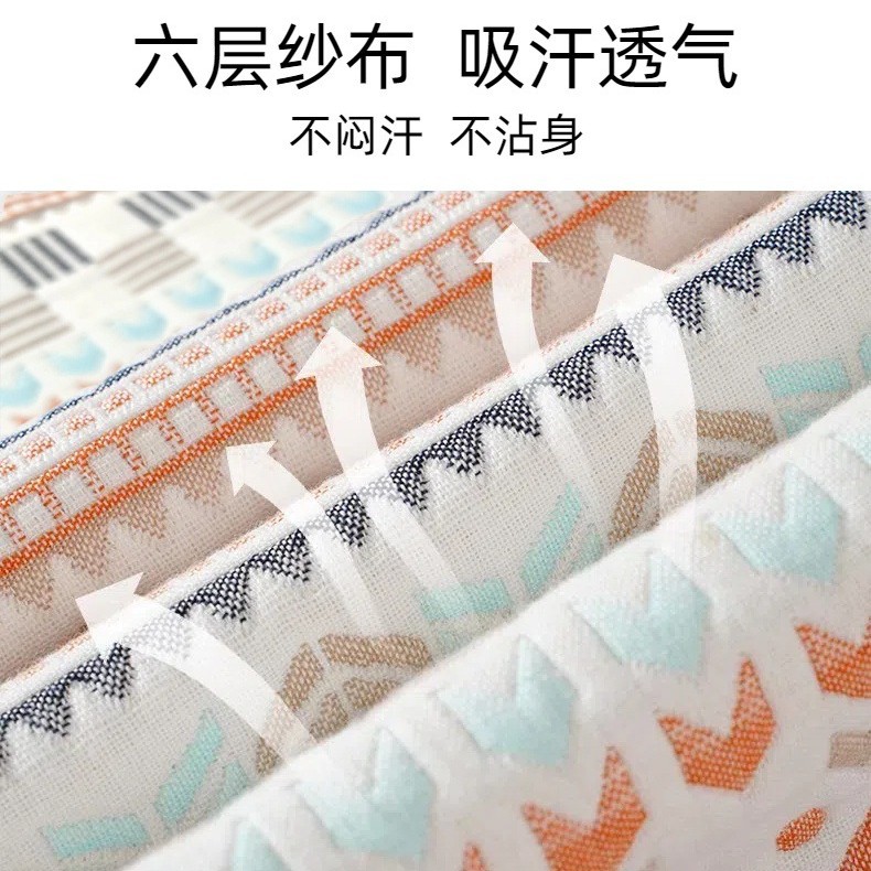 Picture of Baby Gauze Mat Pure Cotton Bed Cover Baby Soft Mat Baby Mat Summer Sweat-Absorbent Breathable Kindergarten Mat