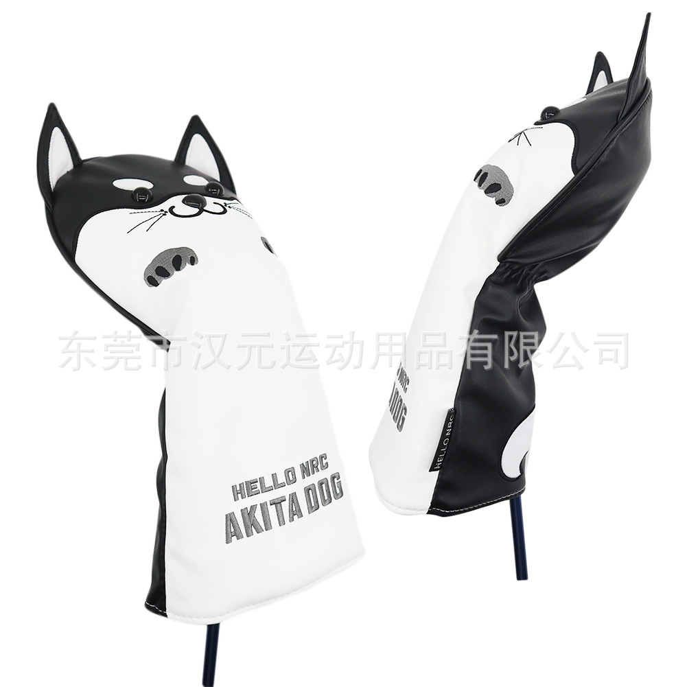 Picture of Factory wholesale Korea cross-border Golf Club cover protective cover iron cover wood dog outdoor sports accessories Black