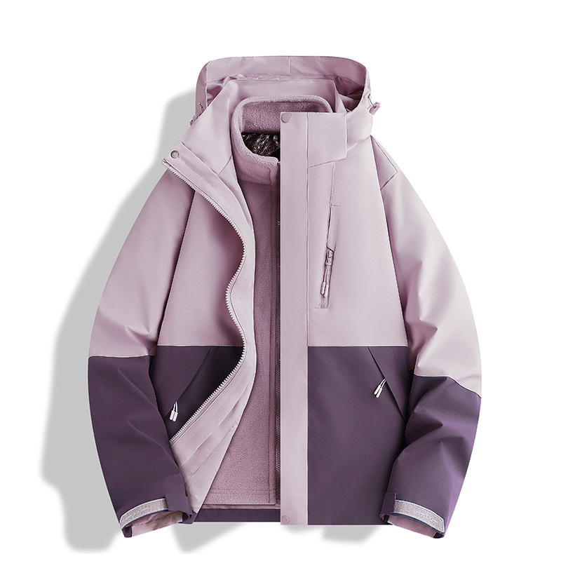 Picture of 2025 New Men's Graphene Liner Rush Clothes Three-in-One Removable Warm fleece-lined Thickened Women's Mountaineering Clothes Trendy