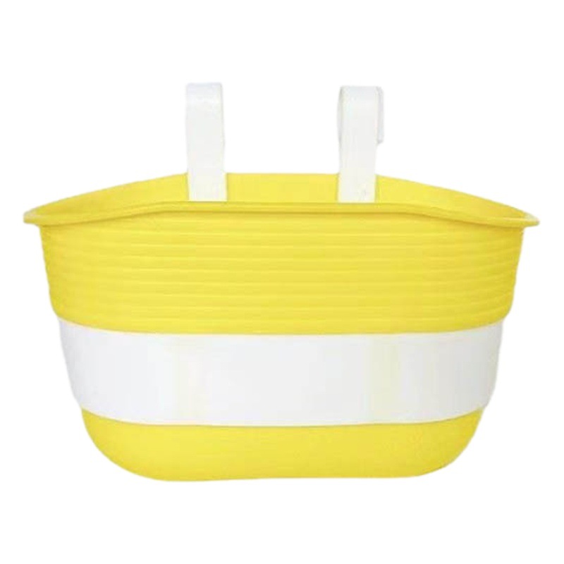 Factory in stock wholesale colorful bicycle basket stroller universal hanging basket plastic basket stroller accessories