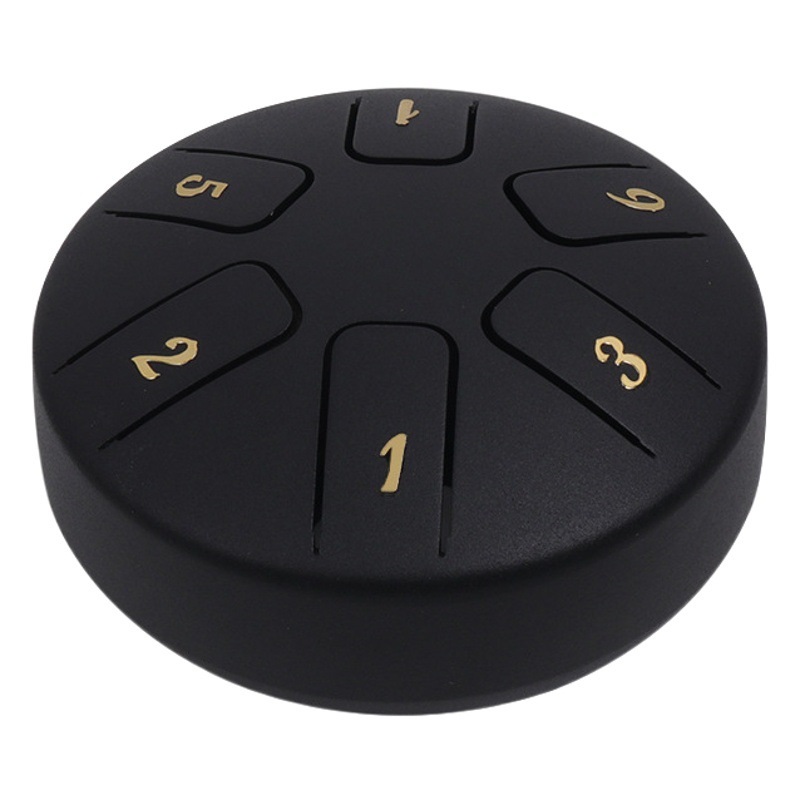 3.8-inch 6-tone mini hollow drum steel tongue drum educational toy children's percussion instrument cross-border exclusive