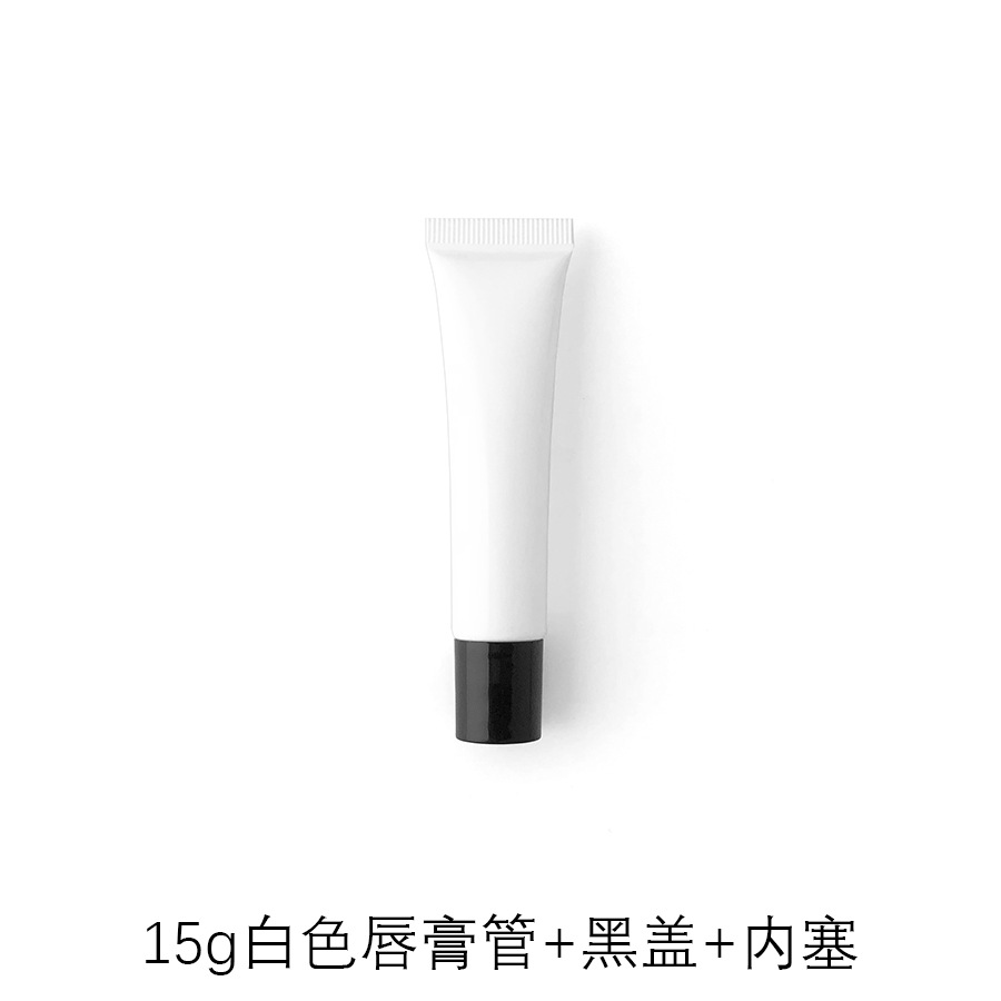Picture of [Spot] 10g15g20g transparent white lipstick hose cosmetic hose packaging empty bottle lip gloss packaging