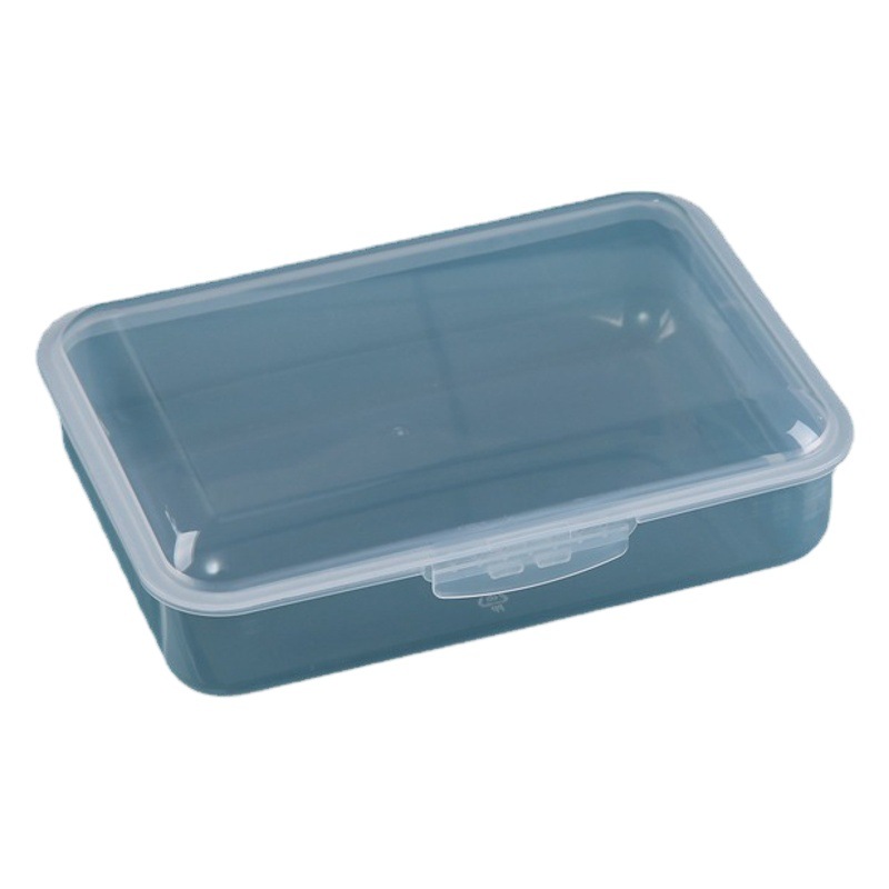 Nut Storage Box Gum Baby Products Storage Dust-proof Box Small Accessories Jewelry Box Rectangular Plastic Box Flip Cover