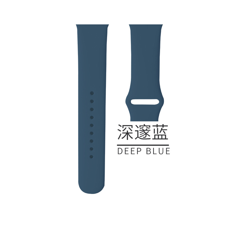 Picture of For AppleWatch Apple Silicone Strap iwatch1-9/SE Smart Watch Classic Sport Strap