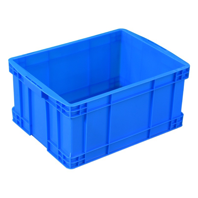 Fulika plastic turnover box thickened plastic frame with lid storage logistics transit hotel industrial workshop box