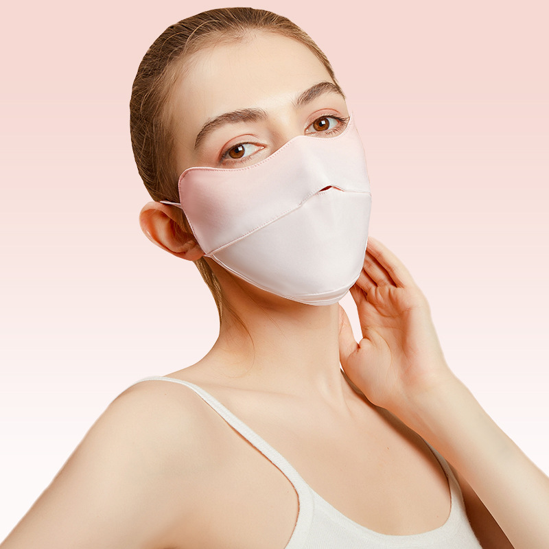 Picture of New 5D cartilage support three-dimensional sunscreen mask anti-ultraviolet breathable ice silk cool sense sunshade outdoor