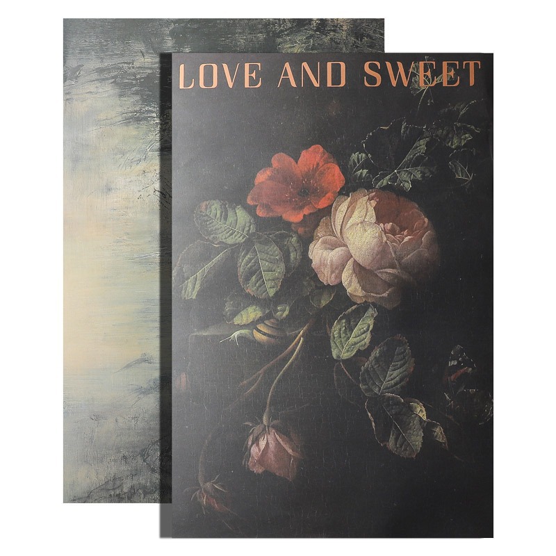 Picture of New thickened night garden Fenghua paper waterproof bouquet wrapping paper bronzing English paper flower wrapping paper wholesale