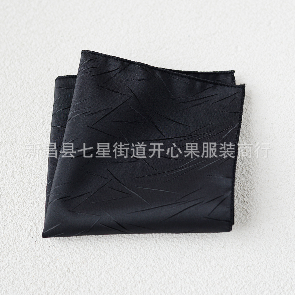 Picture of Men's suit small square scarf factory wholesale fashion polyester fashion accessories vintage embroidery pattern pocket towel men's clothing
