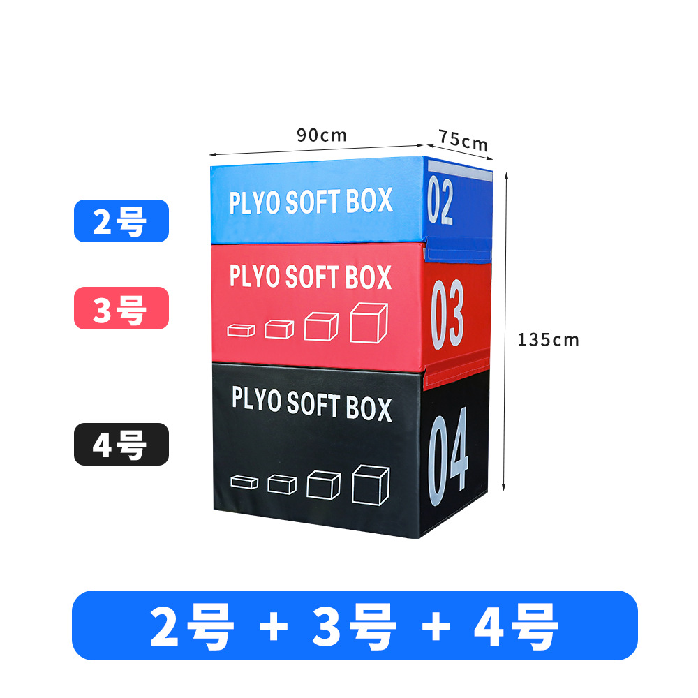 Picture of Jumping Box Soft Four-in-One Combination Jumping Box Fitness Jumping Box Children's Fitness Training Equipment Software Step Training