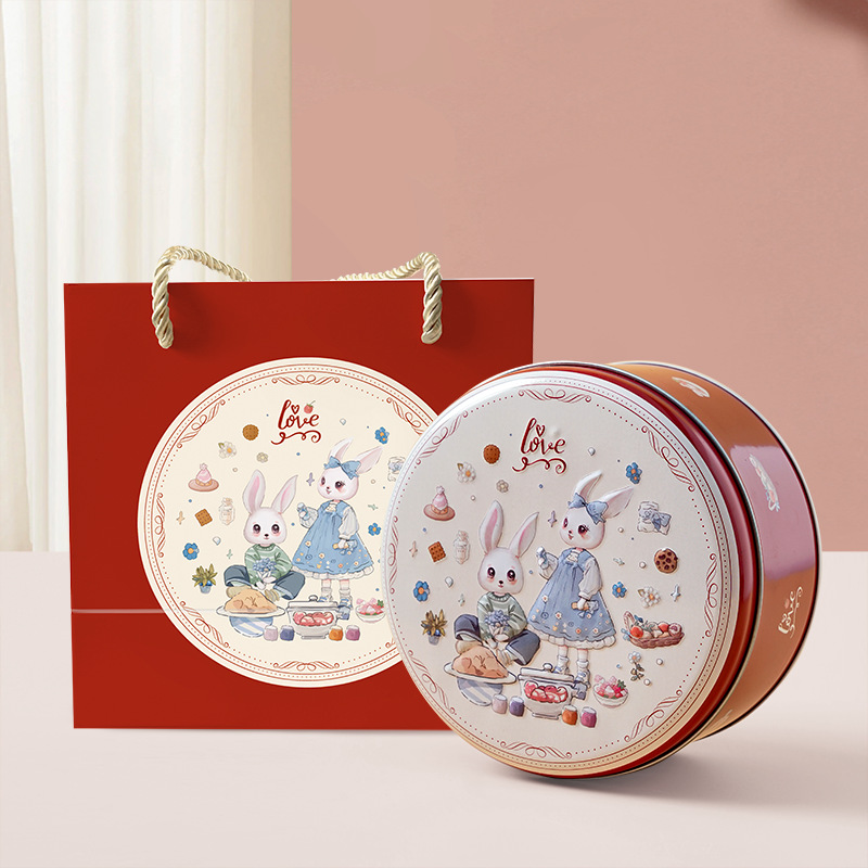 Source manufacturers tin suit portable box cute balloon tinplate can exquisite handbag tin can biscuit box sugar