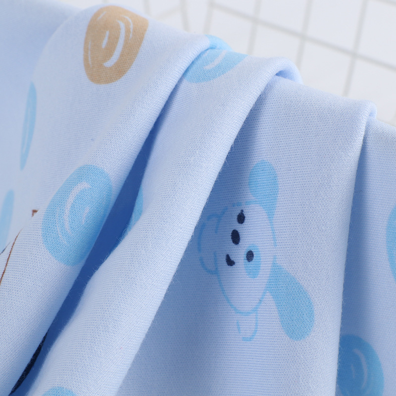 Picture of Combed Cotton Printed Cloth Cotton Wool Printed Knitted Double-sided Cloth Autumn and Winter Climbing Clothes Pajamas Baby Fabric
