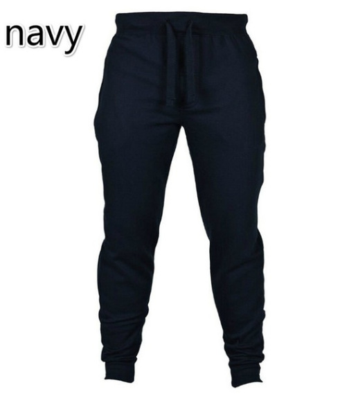 Picture of Men's casual solid color all-matching sweatpants spring and autumn sports breathable harem pants fashionable all-matching ankle-tied pants