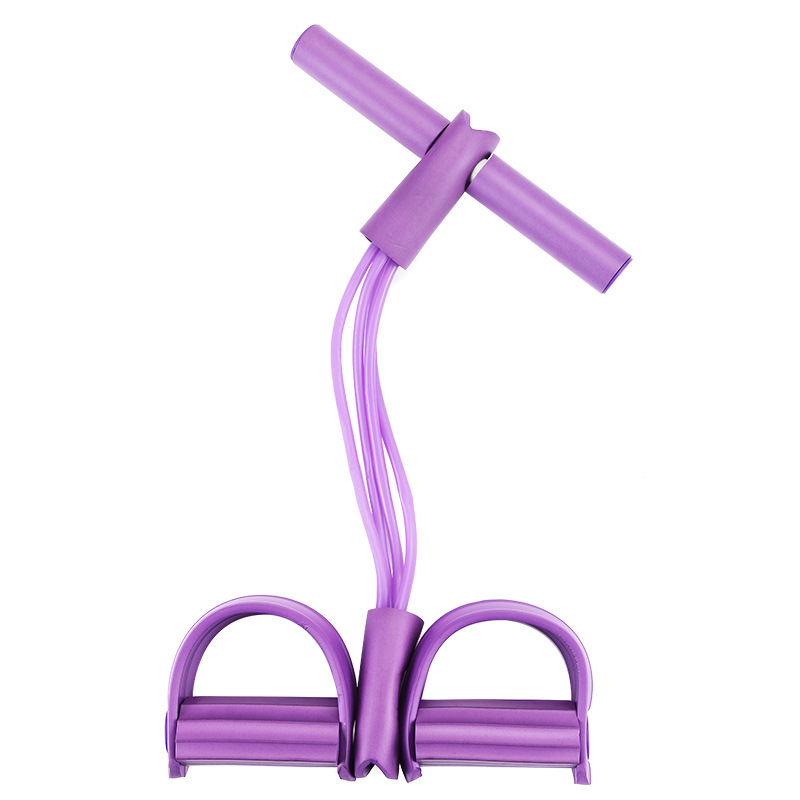 Picture of Pedal Tensile Appliance Home Yoga Leg Four-tube Stretch Rope Full-body Stretch Rope Sit-up Assistant