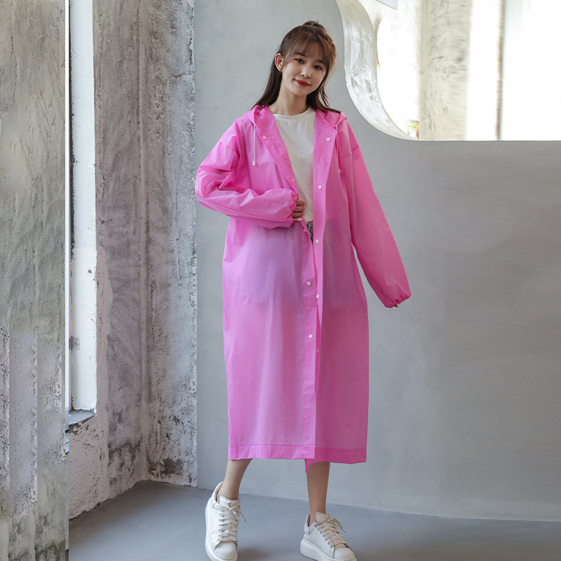 Picture of Non-Disposable Eva Unisex Outdoor Raincoat Drifting Travel Rainstorm-proof Thickened Portable Adult Raincoat