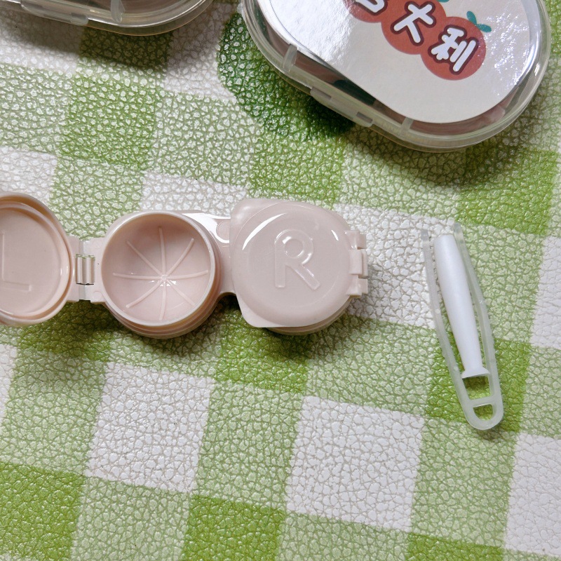 Picture of New Cartoon Cute Contact Lens Case with Mirror, Contact Lens Case, Double Box Companion Box 1713