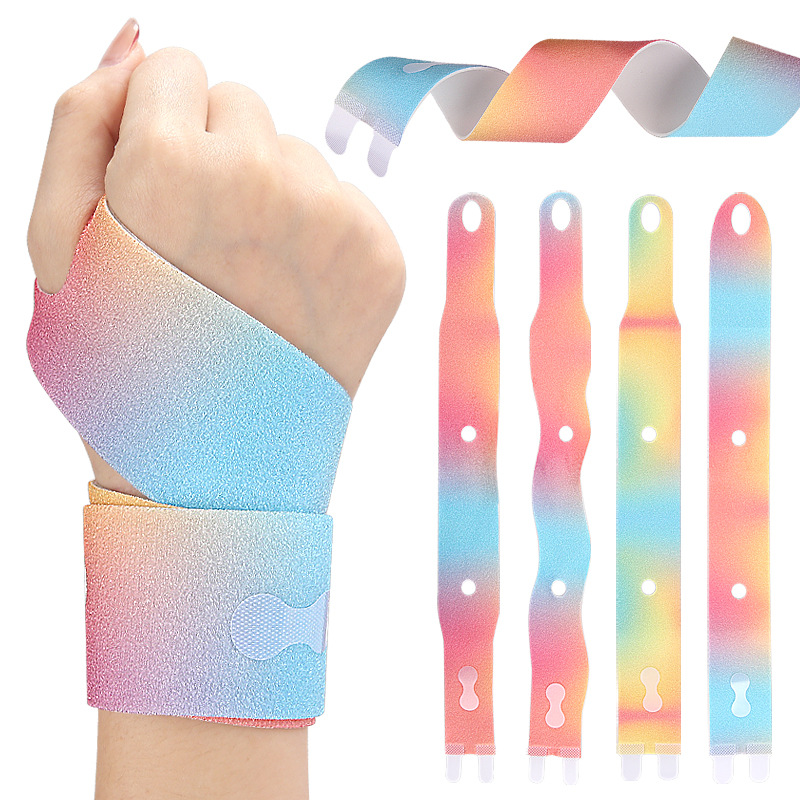 Color Wristband Sports Running Basketball Elastic Adjustable Wristband Lightweight Elastic Strap Sports Ankle Protector