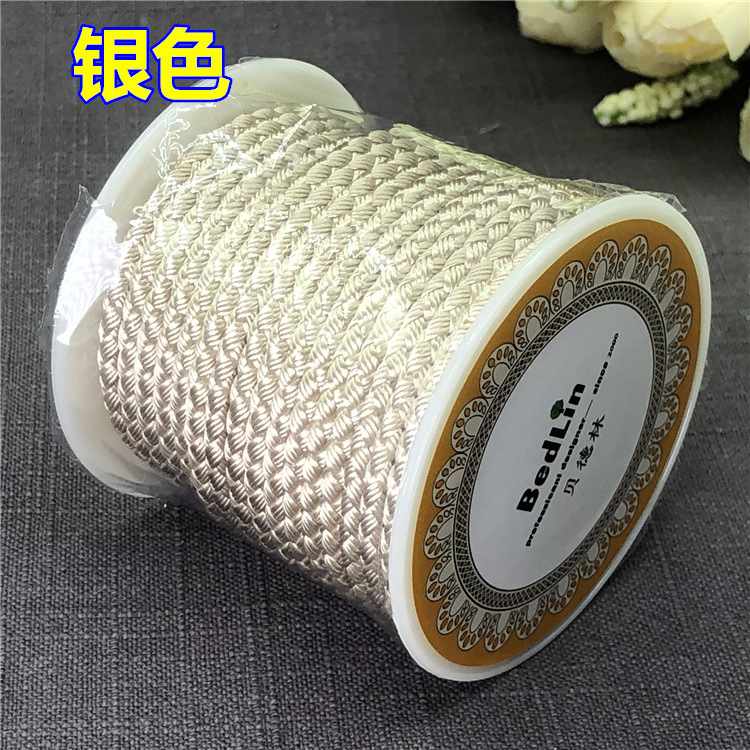 Picture of Taiwan line 3mm wear-resistant twist dragon pattern rope hand woven diy jade beeswax necklace rope hand rope wire