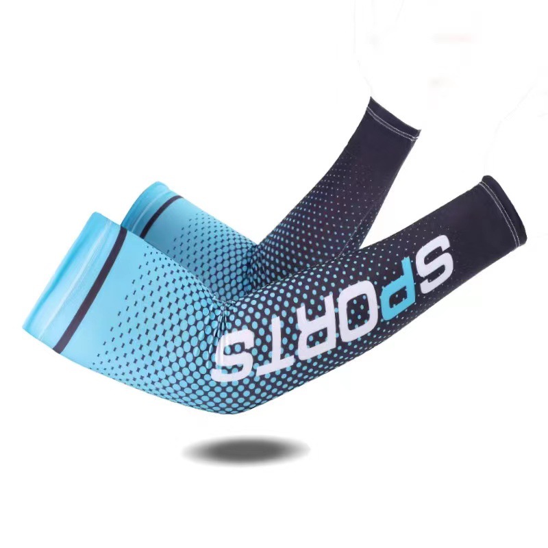 Picture of Sun protection ice oversleeve men's oversleeve Ice Silk gloves women's summer thin UV protection riding face towel driving source