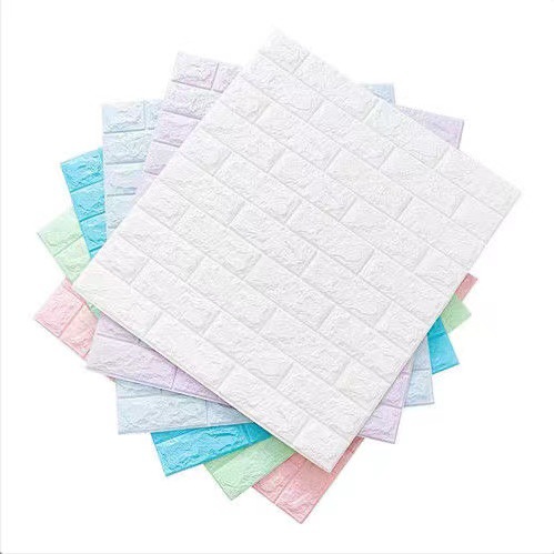 Picture of Wallpaper self-adhesive 3d three-dimensional wall stickers rental room wall wallpaper Wall dormitory decoration off ash waterproof moisture-proof can be scrubbed