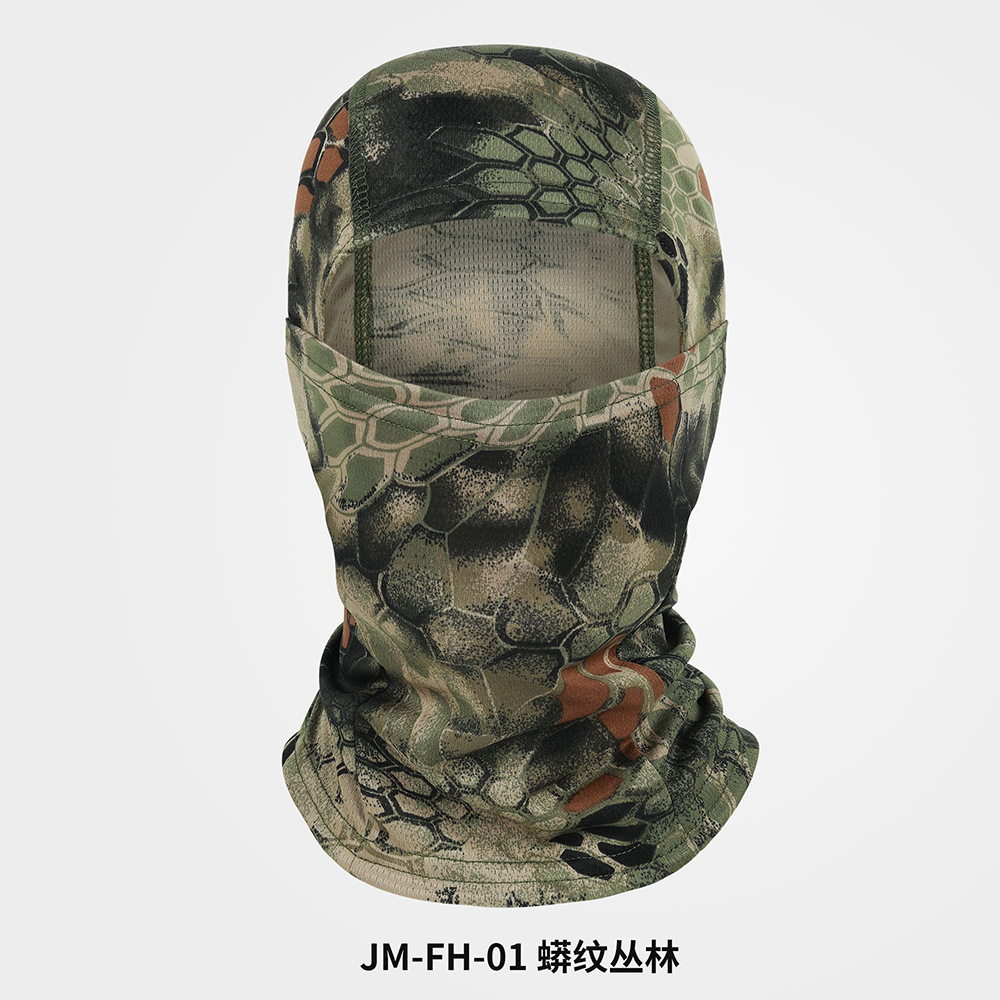 Picture of Outdoor Sports Dust-proof Sunscreen Riding Headgear Motorcycle Helmet Mask Summer Camouflage Balaclava Hat