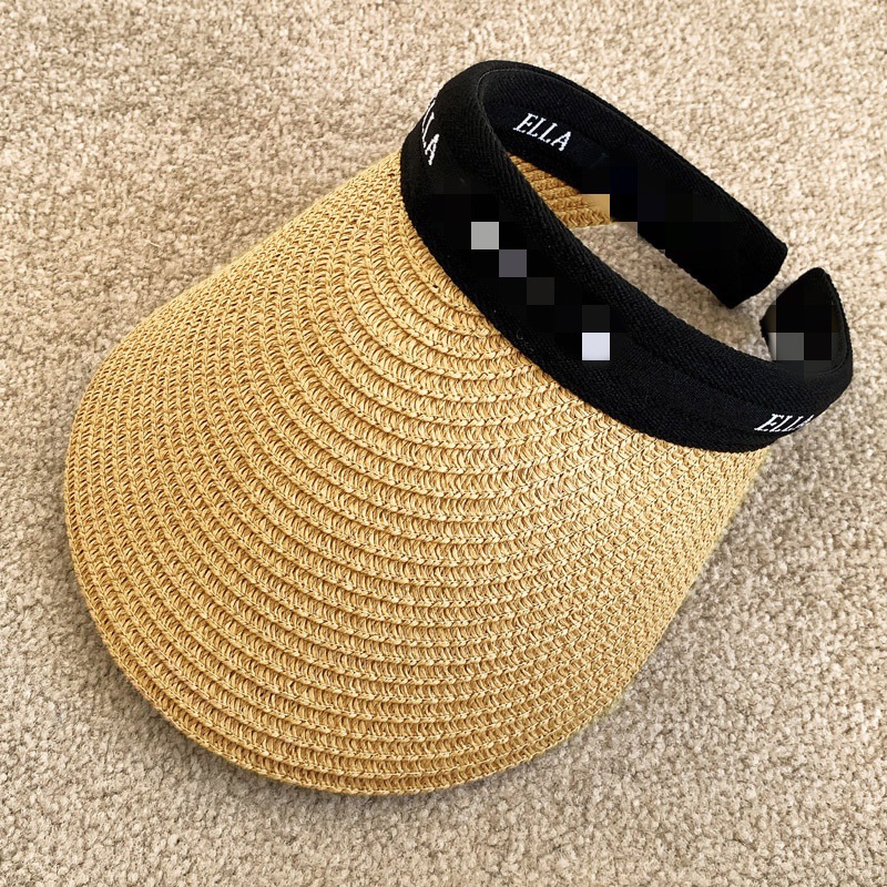 Picture of Sun hat foldable sun hat outdoor riding Women's Big brim empty top cycling sun protection fisherman sun hat