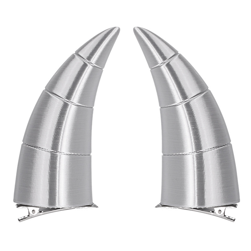 Picture of cosplay Universal Black Devil Horn Horn Halloween Headwear Accessories Props Cos Anime Hairpin 3D Headwear